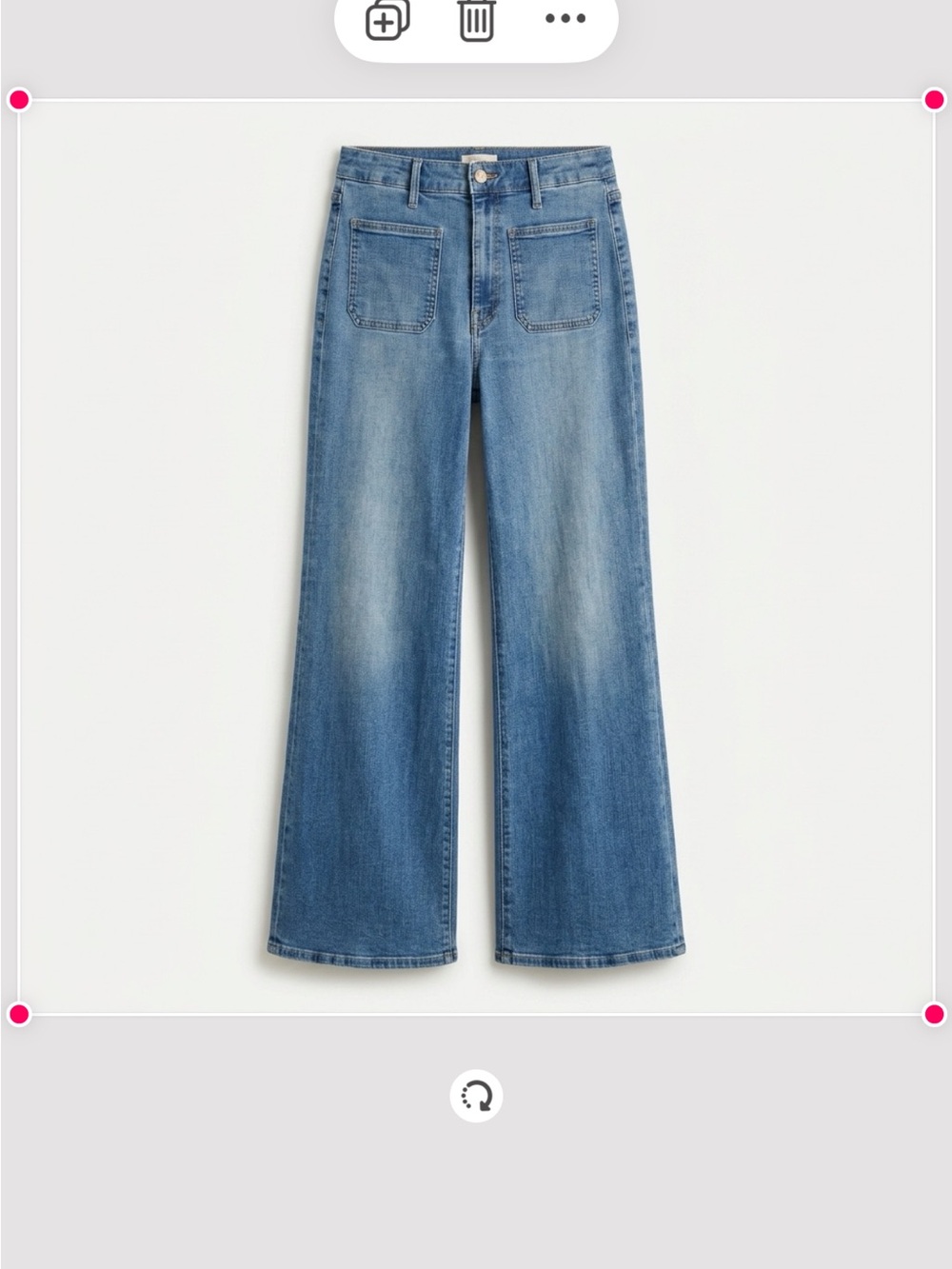 MOTHER roller patch pocket jeans - Picture 2 of 4